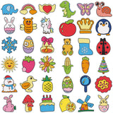 Saillong 36 Pcs Summer Diamond Painting Sticker Spring 5d Diamond Sticker Lemon Bunny Flower Gem Art Kits Summer Painting Decals