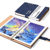 Lightwish Watercolor Sketchbook,100% Cotton Acid Free Watercolor Journal,600gsm Cold Press Watercolor Paper for Artists,Adults,S