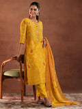 Libas Women'S Silk Blend Kurta Set (49328 Mustard 2Xl
