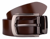 Exotique MenS Brown Formal Genuine Leather Belt(Bm0024BrownM)