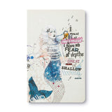 Compendium Softcover Journal - I must be a mermaid I have no fear of depths, and a great fear of shallow living. - A Write Now J