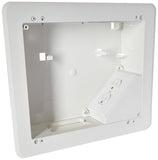 ARLINGTON INDUSTRIES TVB810 2477659 4Gang Recessed Tv Box for Power and Low Voltage, 8 x 10, White