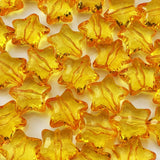 50pcs Acrylic Crystal Star Beads 20mm Star Shape Faceted Beads for Jewelry Making Bracelet Necklace Key Chains DIY Crafts(Gold Y