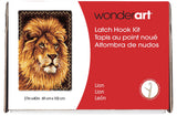 Wonderart Lion Latch Hook Kit, 27 X 40