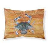 Caroline'S Treasures 8144Pillowcase Crab Moisture Wicking Fabric Standard Pillowcase, Large, Multicolor