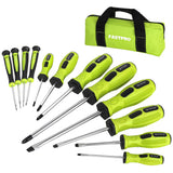 FASTPRO 12-Piece Magnetic Screwdrivers Set with Slotted Phillips Screwdrivers and Precision Screwdrivers, Repair Tool Kit with S