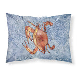 Caroline'S Treasures 8147Pillowcase Crab Moisture Wicking Fabric Standard Pillowcase, Large, Multicolor