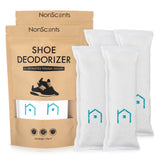 NonScents Shoe Deodorizer 2Pack (4 Count) Odor Eliminator, Air Freshener, Smell Absorber, Scent Remover for Shoes, Gym Bags, 