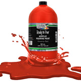 Pouring Masters Havana Red Acrylic Ready to Pour Pouring Paint Premium 64Ounce PreMixed WaterBased for Canvas, Wood, Pape