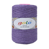 golo Wool Cone Yarn for Weaving 8.8oz 400yd 100% Wool Yarn for Hand Knitting 435 Purple