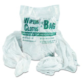 General Supply N250CW01 BagARags Reusable Wiping Cloths, Cotton, White, 1lb Pack