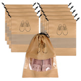 Kuber Industries Pack Of 10 Shoe Bags | Shoe Bags For Travel | NonWoven Shoe Storage Bags | Storage Organizers Set | Shoe Cover