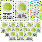 Zeyune 20 Set Tennis Party Favors Beaded Bracelets Tennis Gifts Bulk Party Supplies Birthday Decorations for Women Men Clay Adju