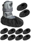 Janmercy 10 Pcs Fracture Walking Boot Cover Recovery Shoes Covers Waterproof Rain for Walking Boot Brace Orthopedic Cover with R
