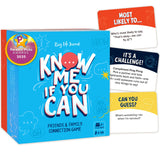 Big Life Journal - Know Me If You Can Connection Game, Fun Family Game for Kids, Teens & Adults, 160 Cards to Spark Conversation