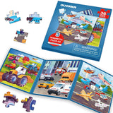 QUOKKA Magnetic Puzzles for Kids Ages 4-6 - 36 Pieces Sudoku Toddler Puzzles Ages 2-4 - Travel Games for Kids Ages 3-5 - Car Spa