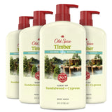 Old Spice Cleansing Body Wash for Men, 24/7 Shower Fresh with Lasting Scent, Cleanse & Refresh, Gentle on Skin, Vitamin B3, Timb