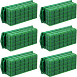 Boao 6 Pieces Floral Foam Cage Holder with Floral Foam for Fresh Flowers Cage Bowl for Table Centerpiece Flower Arrangement, Rec