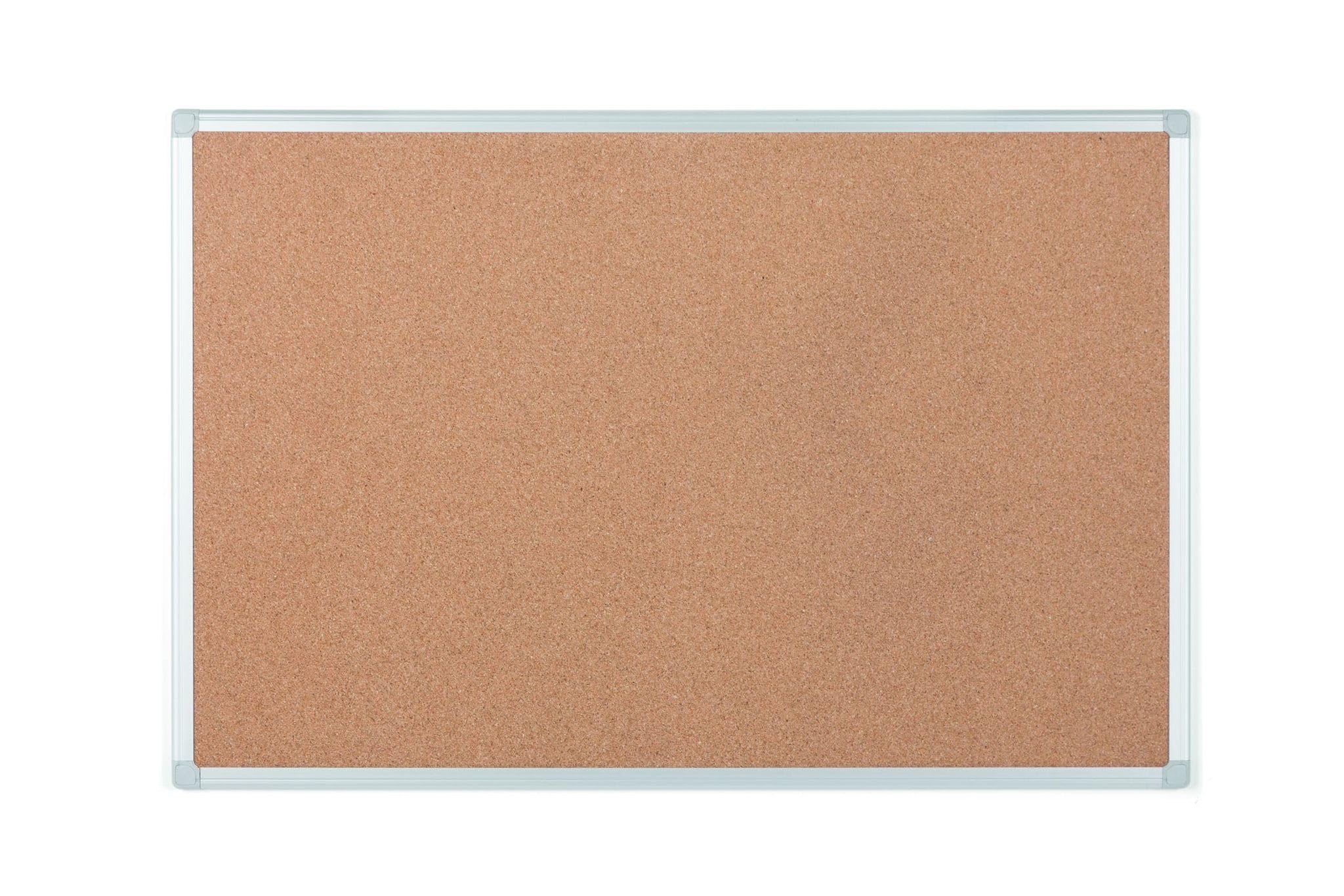 Ayda Cork Bulletin Board, 24 X 36, Aluminum Frame
