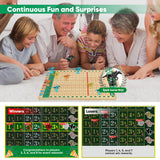 Premium Horse Racing Game with Cards and Dice, Horse Race Betting Board Game for Adult, Thickened Solid Wood with 143 Chips, 9 M