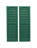 Shed Windows and More Louvered Shed or Playhouse Shutters Green 9 X 27 1 Pair
