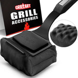 GRILLART Grill Brush Bristle Free. SteamWizards BBQ Replaceable Cleaning Head, Seamless-Fit Scraper Tools for Cast Iron/Stainles