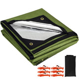 RedSwing Heavy Duty Survival Blanket, Waterproof Emergency Thermal Tarp, Multipurpose Reflective Insulated All Weather Blankets 