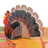 GREETING ART Thanksgiving Cards, Pop Up Turkey Card, 3D Thanksgiving Greeting Card, Happy Thanksgiving Card, Fall Thank You Card