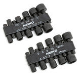 NEIKO 10068A Nut Driver Set, For Impact Drill and Driver, 20 Piece, 1/4