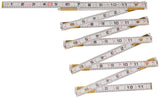 Crescent Lufkin 5/8 X 6 Red End Engineers Scale Wood Rule 1066DN , White