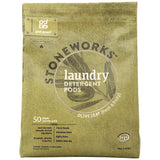 Grab Green Stoneworks Laundry Detergent Pods, Olive Leaf, 50 Count (Pack of 1) LoadsEPA Safer Choice Certified, Powered by Natu