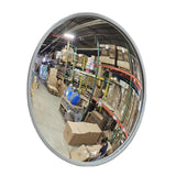 Vision Metalizers 30 Outdoor Acrylic Round Convex Mirror, Security Mirror for Retail Stores, Warehouses, Driveways, and Parking 