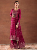 Libas Women'S Georgette Kurta Sets (48876_Pink_Xl)
