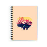 Plan To Gift Notebook A5 Plain Nature Notebook Wire Bound Spiral Printed Pages:160 (Size A5)