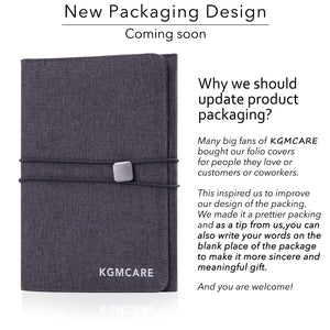 Folio Cover Compatible with Rocketbook Everlast Fusion, Cloth Fabric, Multi Organizer Men & Women Folder with Pen Loop/Phone Poc