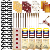 Vanblue 84Pcs Wizard Party Favors Birthday Decorations,Wand Pencils,Wizard Glasses Spiral Notebooks Goodie Bag Stuffers,Classroo