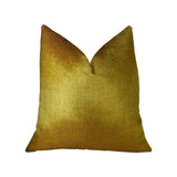 Plutus Brands Plutus Lumiere Bronze Handmade Throw Pillow, 12 X 25, Gold