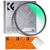 K&F Concept 55mm Shimmer Diffusion 1 Effect Filter Optical Glass 18 Multi-Coated Glimmer Glass Filter for Camera Lens with 3 Cle