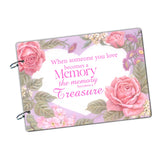 woopme Memories Photo Album Scrapbook For Gift Travel Couples | 40 A5 Pages | Size : 15.2 cm x 21.5 cm (Rose)