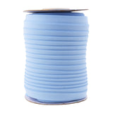 Mandala Crafts 55 Yards 1/2 Inch Light Blue Double Fold Bias Tape for Sewing - Bias Binding Tape for Quilting Binding, Hemming, 