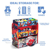 Delta Children 6-Bin Toy Storage Organizer, Spider-Man
