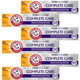 ARM & HAMMER Toothpaste Complete Care Whole Mouth Protection, 6 Pack, Fresh Mint, Anticavity Fluoride Toothpaste with Baking Sod