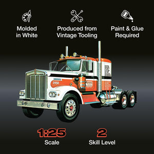 Amt Kenworth W925 Conventional 1:25 Scale Model Kit
