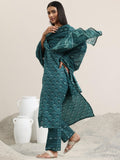 Libas Women'S Cotton Kurta Set (400353 Teal L