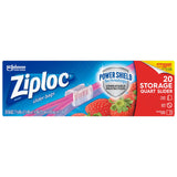 Ziploc 20 Count QT Slider Stor Bag