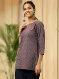 Libas Women'S Pure Cotton Straight Kurtis (29299I_Blue Blue Xs