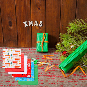 50 Christmas Tissue Paper Sheets - 20x20 Inch, Red, White, Green & Printed Holiday Tissue Paper for Xmas Wrapping, Gift Bags & C