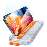 X-it 4-Pack HD Screen Protector for iPhone 15 Pro,[Military Grade Shatterproof],9H+ Tempered Glass,[Automatic dust Removal], 10x