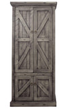 American Heartland Mfg. Double Door Pantry, Rustic Barnwood
