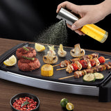 NORBASE Oil Sprayer for Cooking, 2 Pack Upgraded Olive Oil Spray Bottle Mister Refillable with Scale Air Fryer Accessories for K